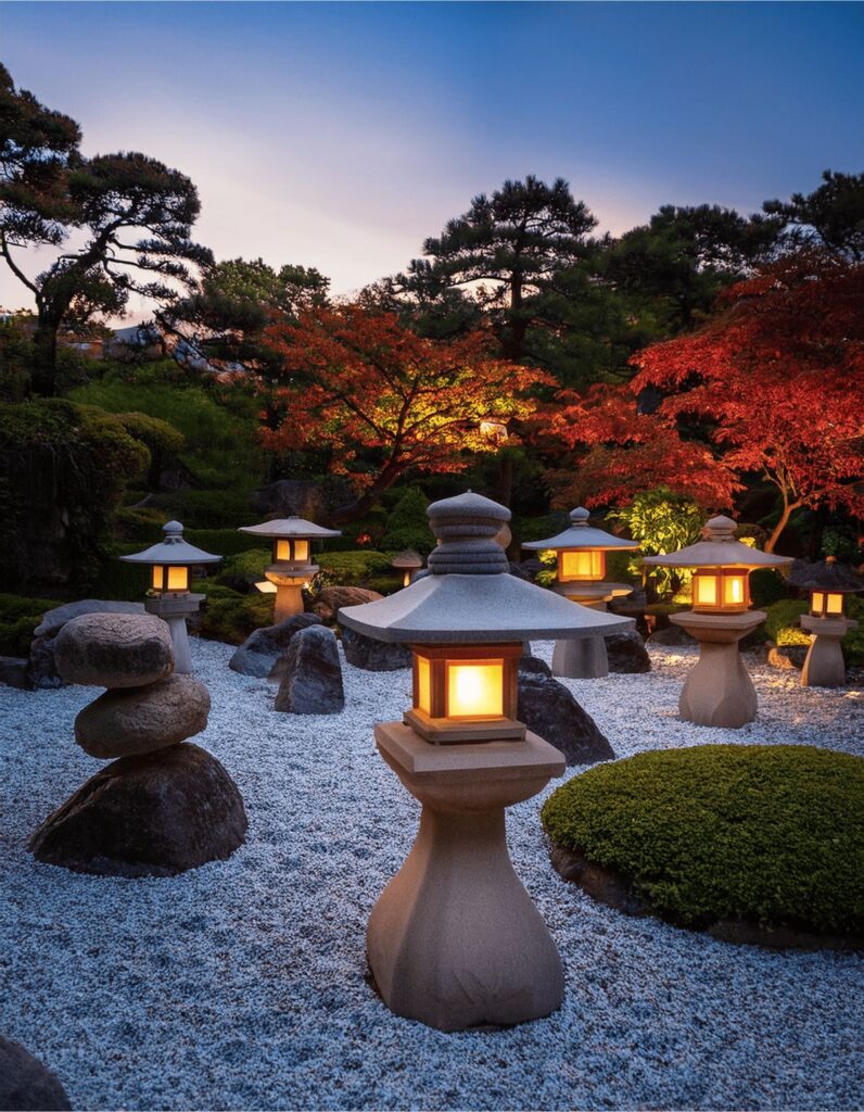 Stone Lanterns